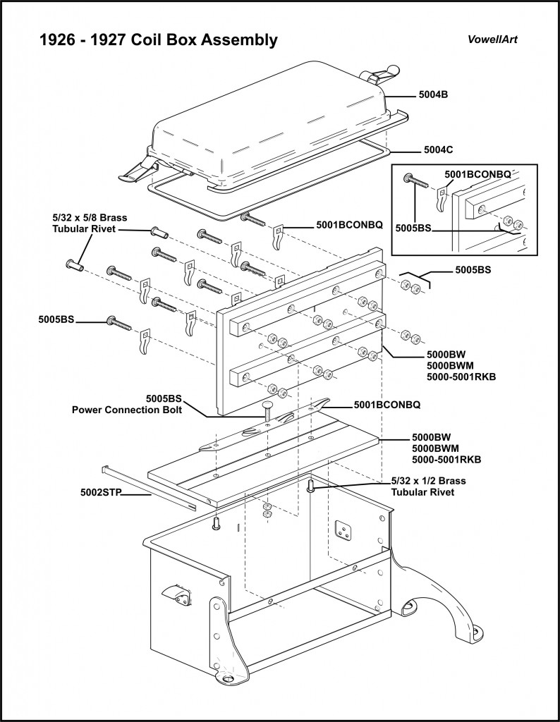 1926-1927 Coil Box Assembly