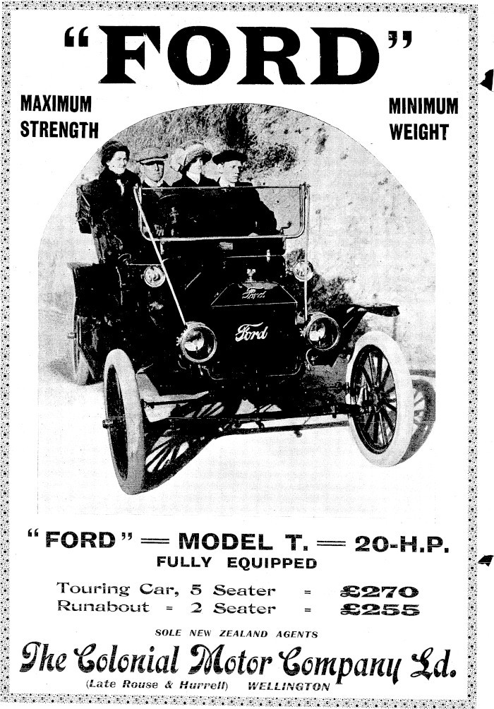 Ford Advert 1 November 1911