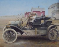 Boys in a Runabout