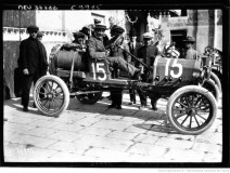 Nino Sofia in his Ford at the 1913 Targa Florio