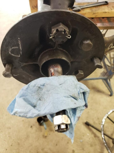 Other side, ready for sleeve and bearing!