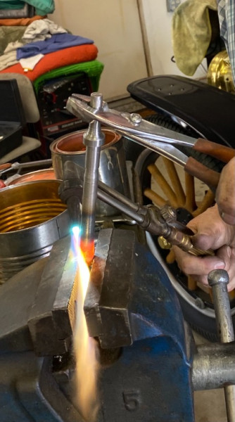 TORCH BENDING THE OFF SET END