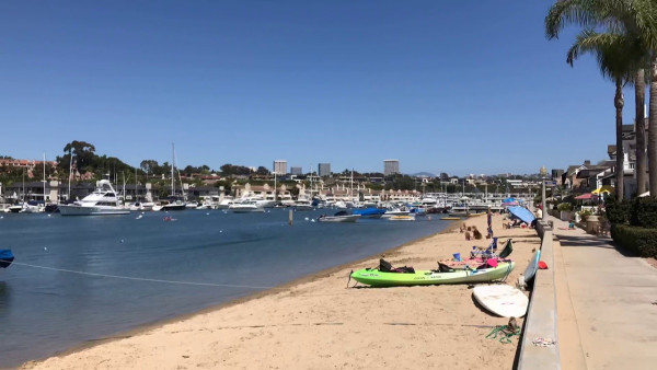 OUR LITTLE BEACH ON BALBOA BAY