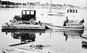 MODEL T ON THE BALBOA ISLAND FERRY