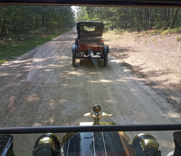 Stone road!  Only quarter mile to the arboretum, so not bad.