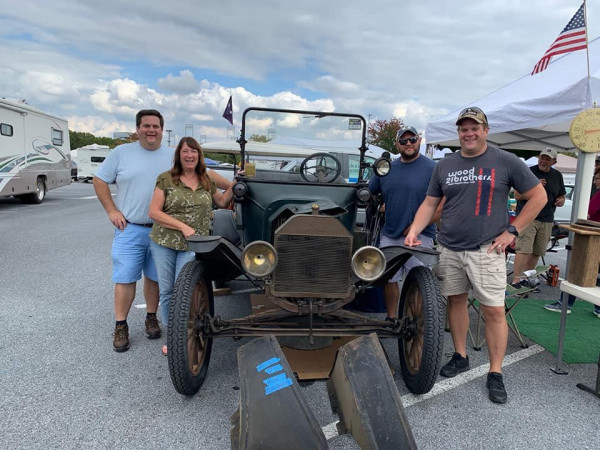 Fun family times with the T at the show.