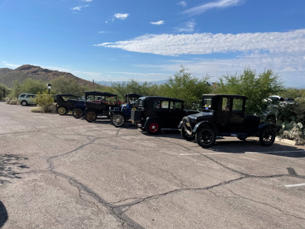 Seven cars on the tour