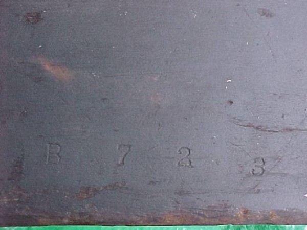 Andrew Brand's 1908 Model S Roadster rear seat body number