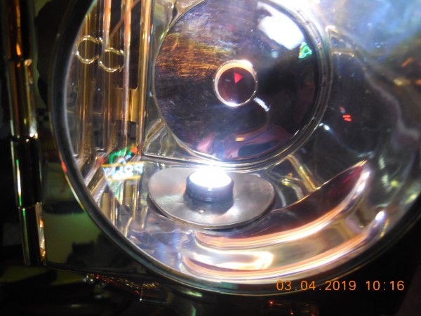 Installed into the new light. It only took a few washers to make them fit.