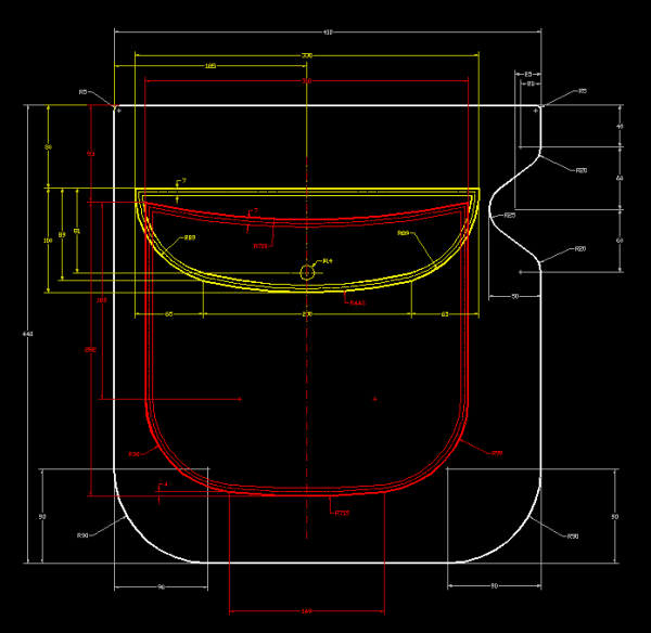 Front-Door-Pocket - Drawing preview