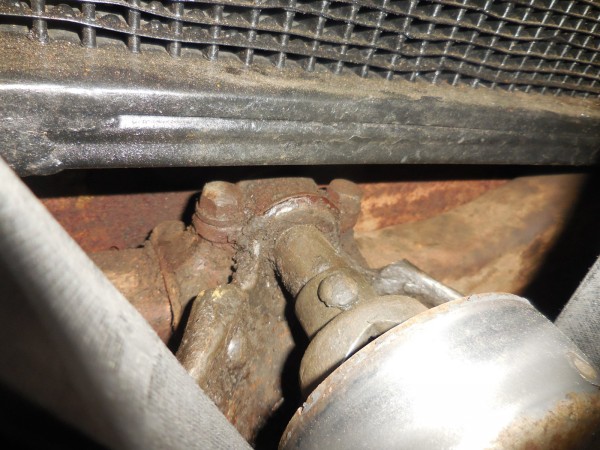 Front of engine
