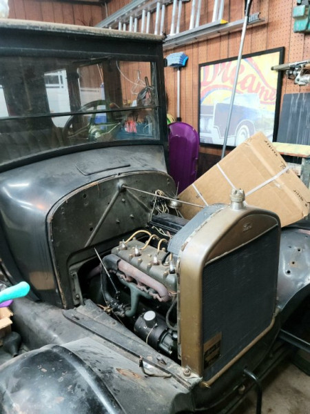 Headlamps and visor gone.