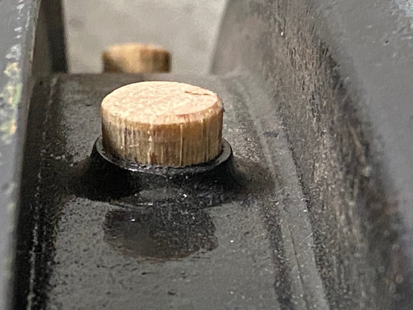 Wheel from Stutzman - coat the tenons with paint or varnish to protect them