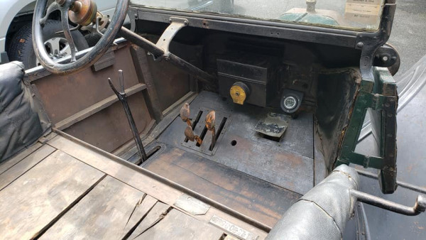 Check out that original interior! All wood is solid and mostly the way it came from the factory.