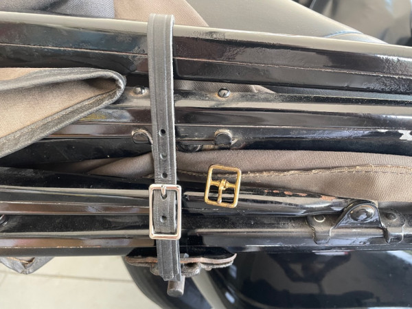 New strap shown with old buckle.