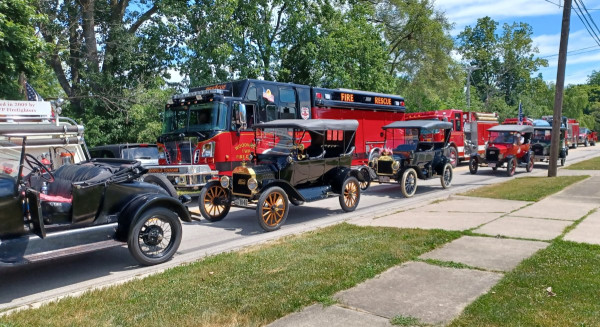 Staged and waiting...5 of 7 cars anyway