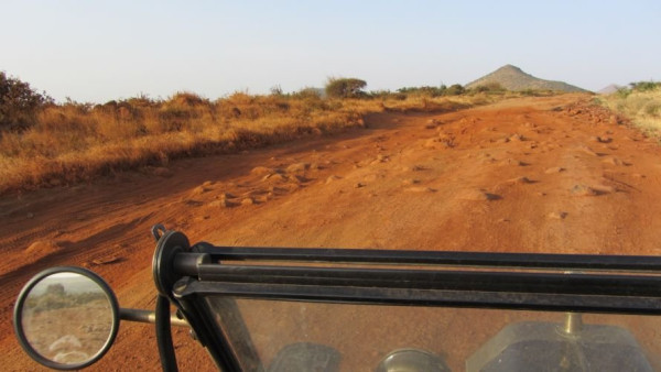 The main highway in northern Kenya heading to Ethiopia.