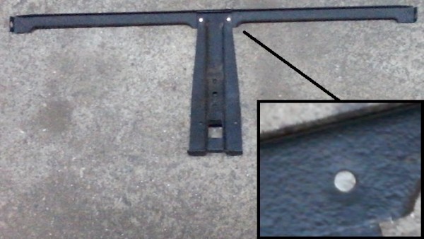 rear bracket rivets
