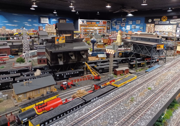 Small sample of the train setup...unbelievable.