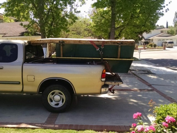 loaded for trip home