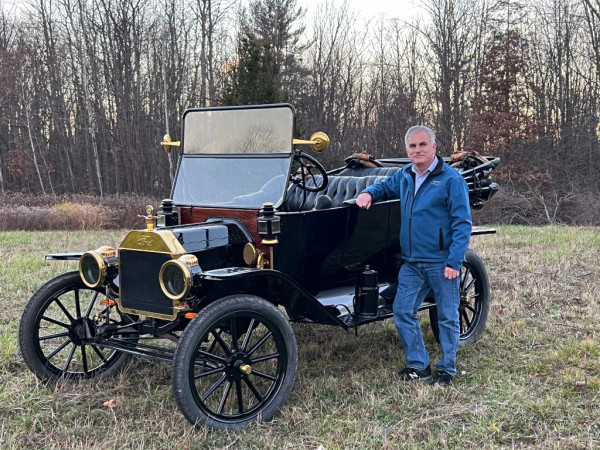 My 1914 doing some off road driving.