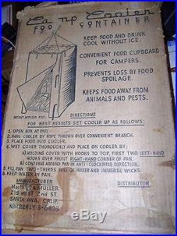 VINTAGE-CAMP-COOLER-FOOD-CONTAINER-METAL-HANGING-WITH-CLOTH-COVER-NICE-02-rux.jpg