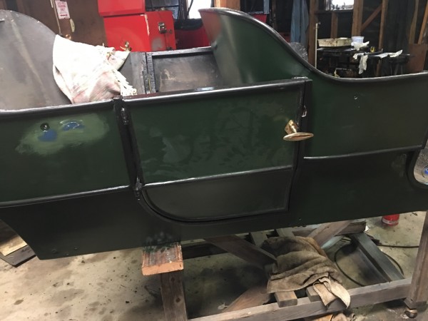 Right rear door closed
