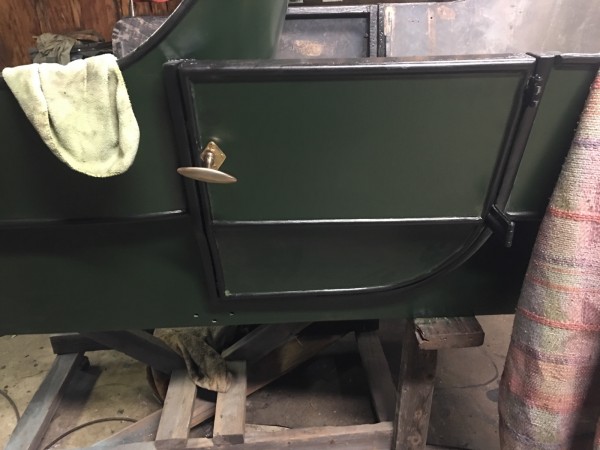 Left rear door closed