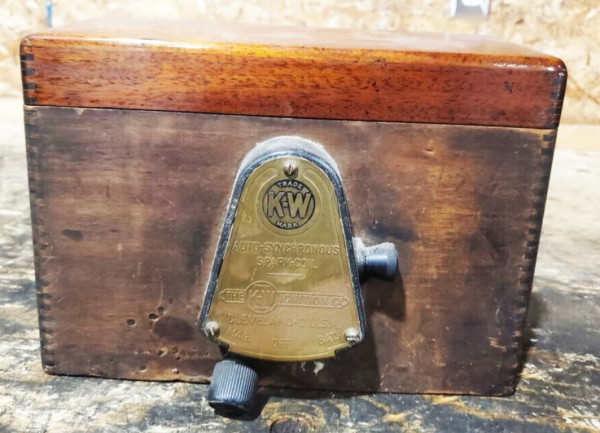 1913 coil box as acquired