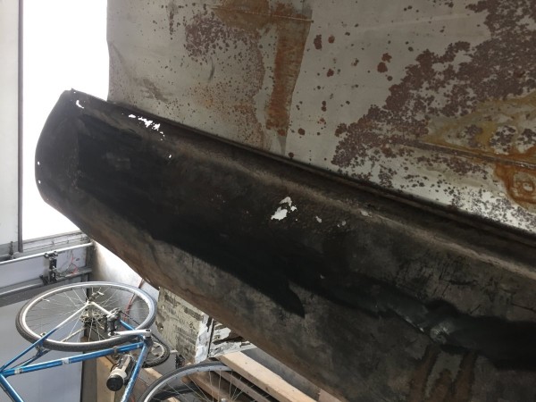 rusted out apron