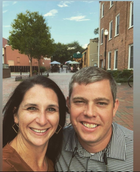 Me and my wife.