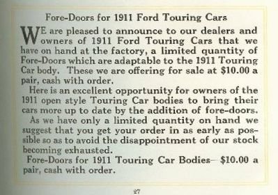 fore-door ad Ad Sept Oct 1912 Ford Times.jpg