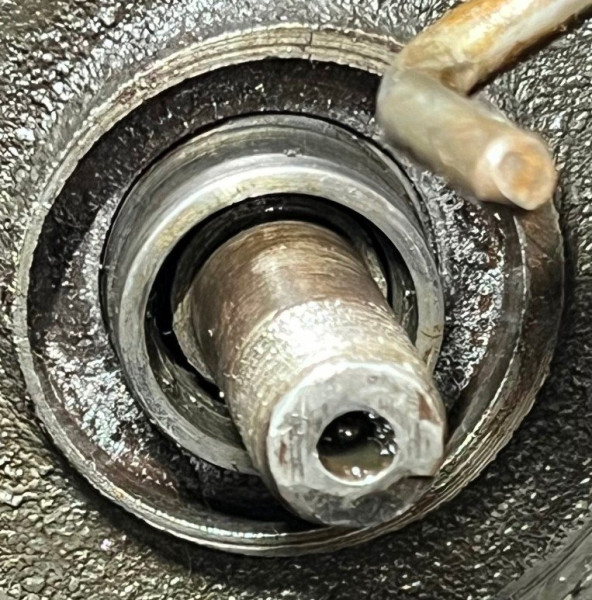 Where did the ground shaved cast iron dust come from?
