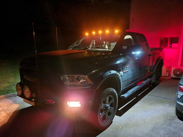 Installed cab lights