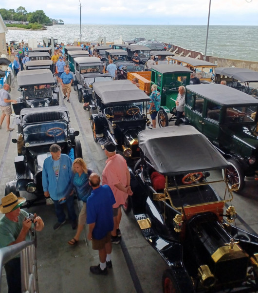 Loaded ferry boat!