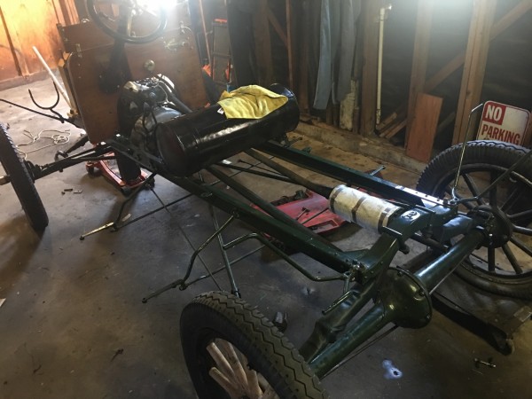 Rear of 1909 chassis