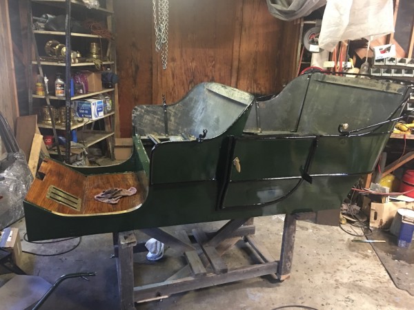 Left side of 1909 body
