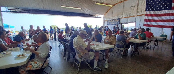 Big crowd of people. About 16  from our club showed up