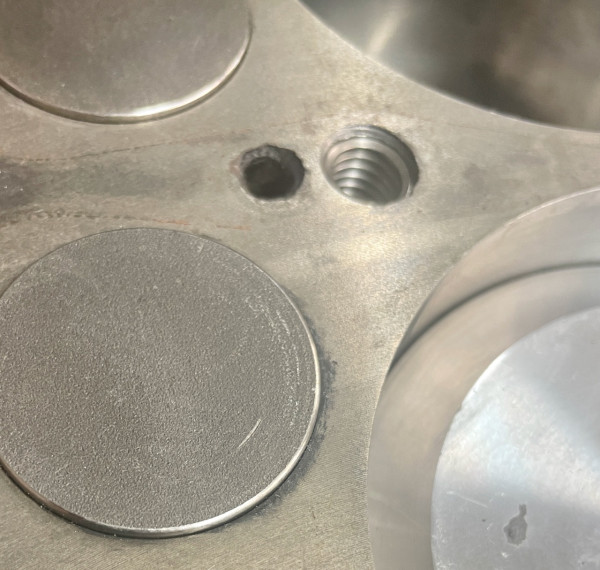 12. Finished Helicoil repair.jpeg