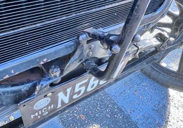 Here it is on a friend’s car