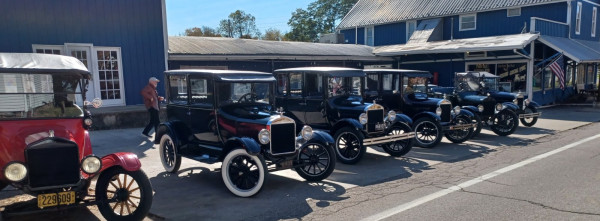 Outside the general store