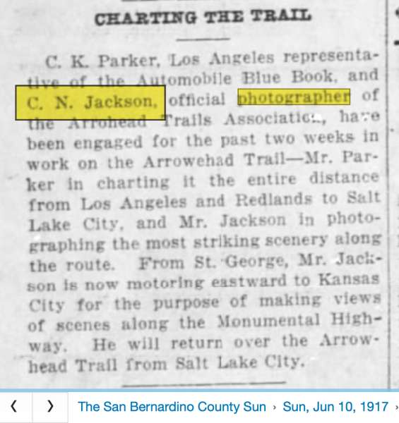 1917 6-10 CN Jackson promoting Arrowhead Trail .png