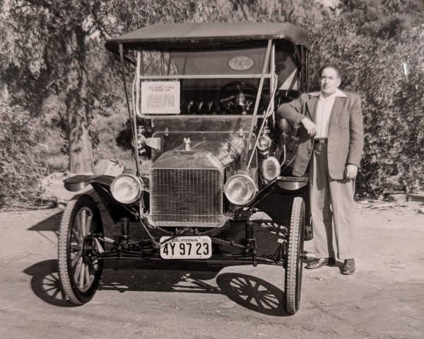 Basil on Eat my dust movie set 2.jpg