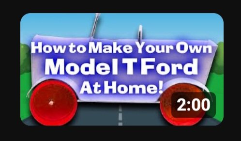 How to Make Your Own Model T Ford at Home