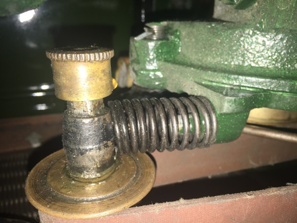 Fan spring mounting