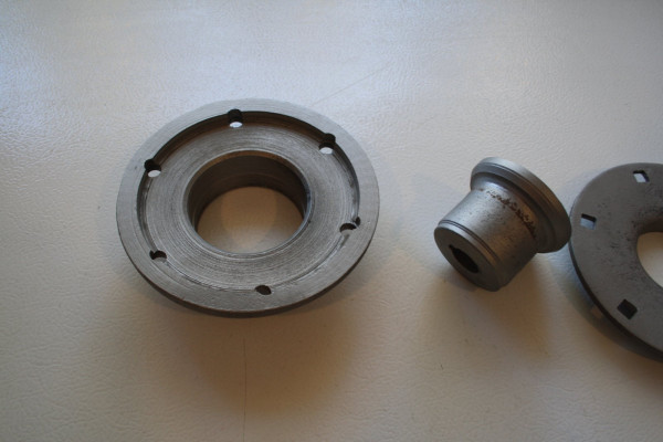 Spacer ring in place