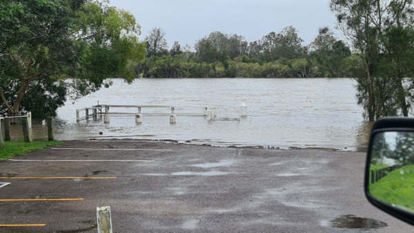 20250520_102706.jpg (418.87 KiB) Viewed 5151 times Water levels rising, picture taken before road closure due to inundation...