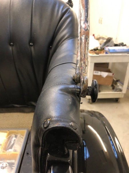 Top irons are pretty close to car body