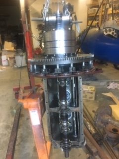 Rusty's engine ready to be assembled