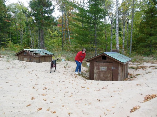 Shifting sands along the Lake Superior shore can sometimes cause problems